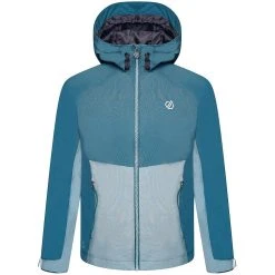 Dare 2b Childrens/Kids In The Lead II Waterproof Jacket (Black/Ebony Grey) -jacket shop k374ea1d719f3c98afe051f9e47aaaa05