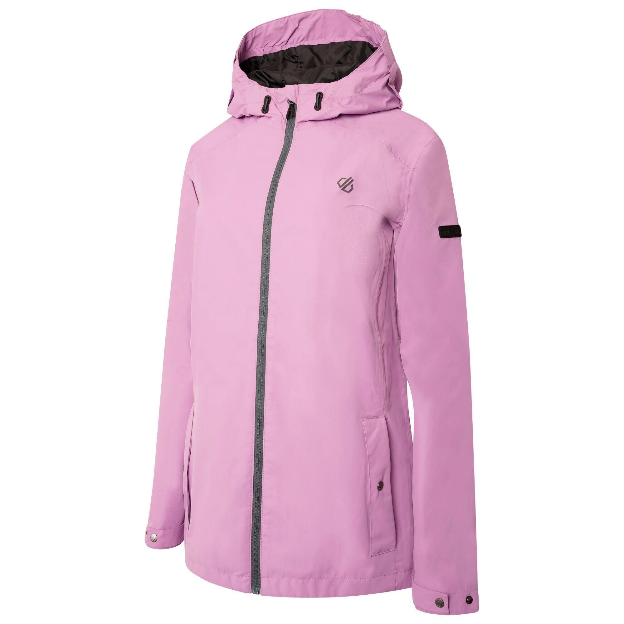 Dare 2b Womens/Ladies Already Recycled Waterproof Jacket (Dusty Lavender) 5 Dare 2b Womens/Ladies Already Recycled Waterproof Jacket (Dusty Lavender) - Image 3