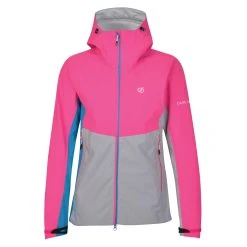 Dare 2b Womens/Ladies Sierra Waterproof Jacket (Cyber Pink/Argent Grey)