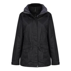 Regatta Womens/Ladies Benson III 3in1 Breathable Jacket (Black/Black) -jacket shop k3b4ed687296e0f67fda11d2d0cd419c1
