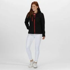 Regatta Womens/Ladies Venturer Hooded Soft Shell Jacket (Black) 29 Regatta Womens/Ladies Venturer Hooded Soft Shell Jacket (Black) -jacket shop k3b806a4458abcd6b40abbd61440047f0