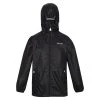 Regatta Childrens/Kids Bagley Packaway Waterproof Jacket (Black)