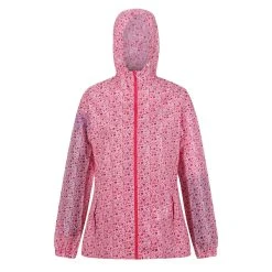 Regatta Womens/Ladies Pack It Ditsy Print Waterproof Jacket (Papaya) -jacket shop k3d5cece51b5353a4e20ab94ca47fb79c