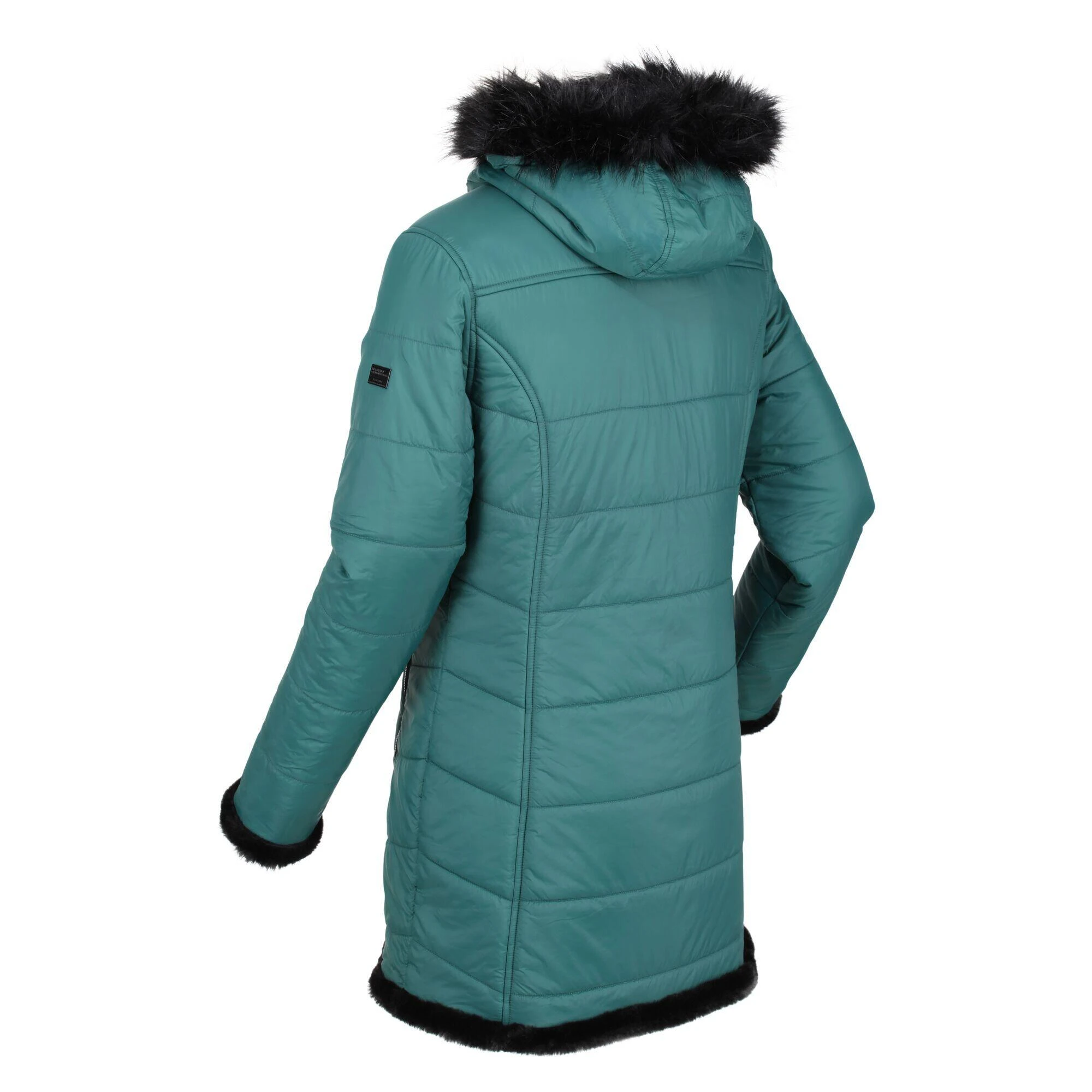 Regatta Womens/Ladies Charlize Insulated Parka (Black) 18 Regatta Womens/Ladies Charlize Insulated Parka (Black) - Image 16