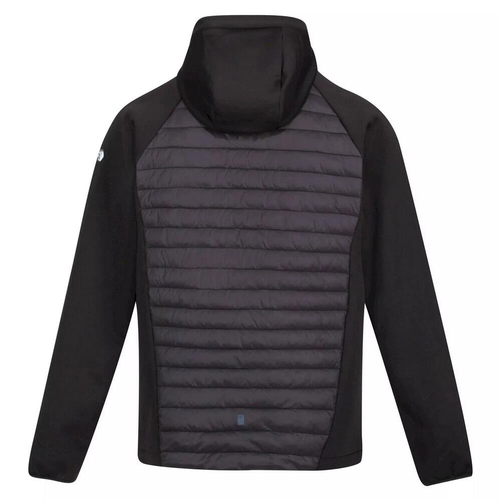Regatta Mens Andreson VII Hybrid Lightweight Padded Jacket (Black) 4 Regatta Mens Andreson VII Hybrid Lightweight Padded Jacket (Black) - Image 2