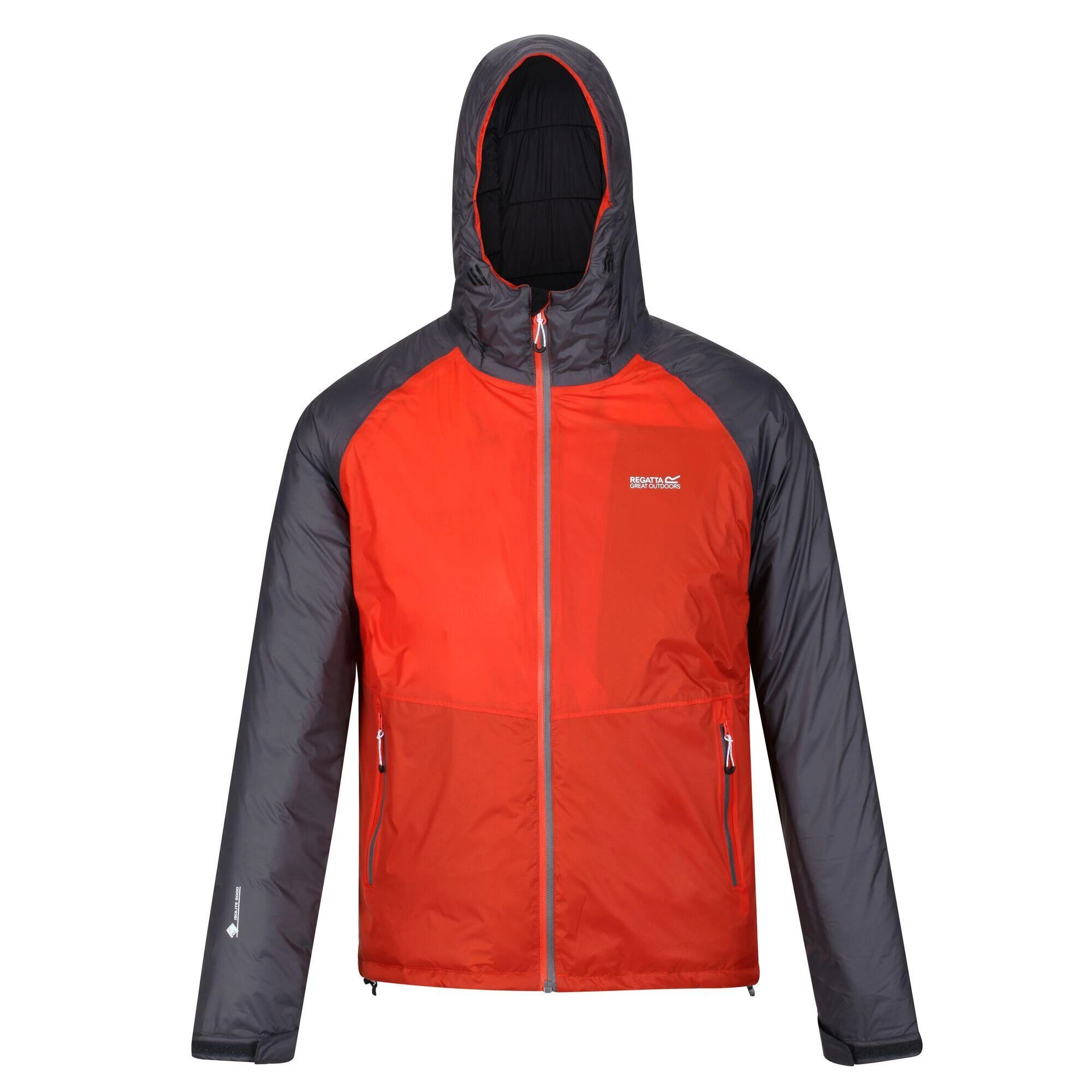 Regatta Mens Radnor Insulated Waterproof Jacket (Cajun Orange/Rhino) 3 Regatta Mens Radnor Insulated Waterproof Jacket (Cajun Orange/Rhino)