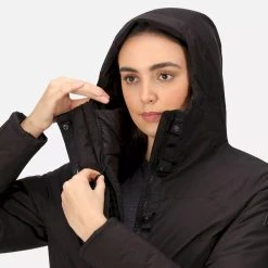 Regatta Womens/Ladies Yewbank II Waterproof Parka (Black) -jacket shop k43cb58cb9b06b6de063bfe3070b03494