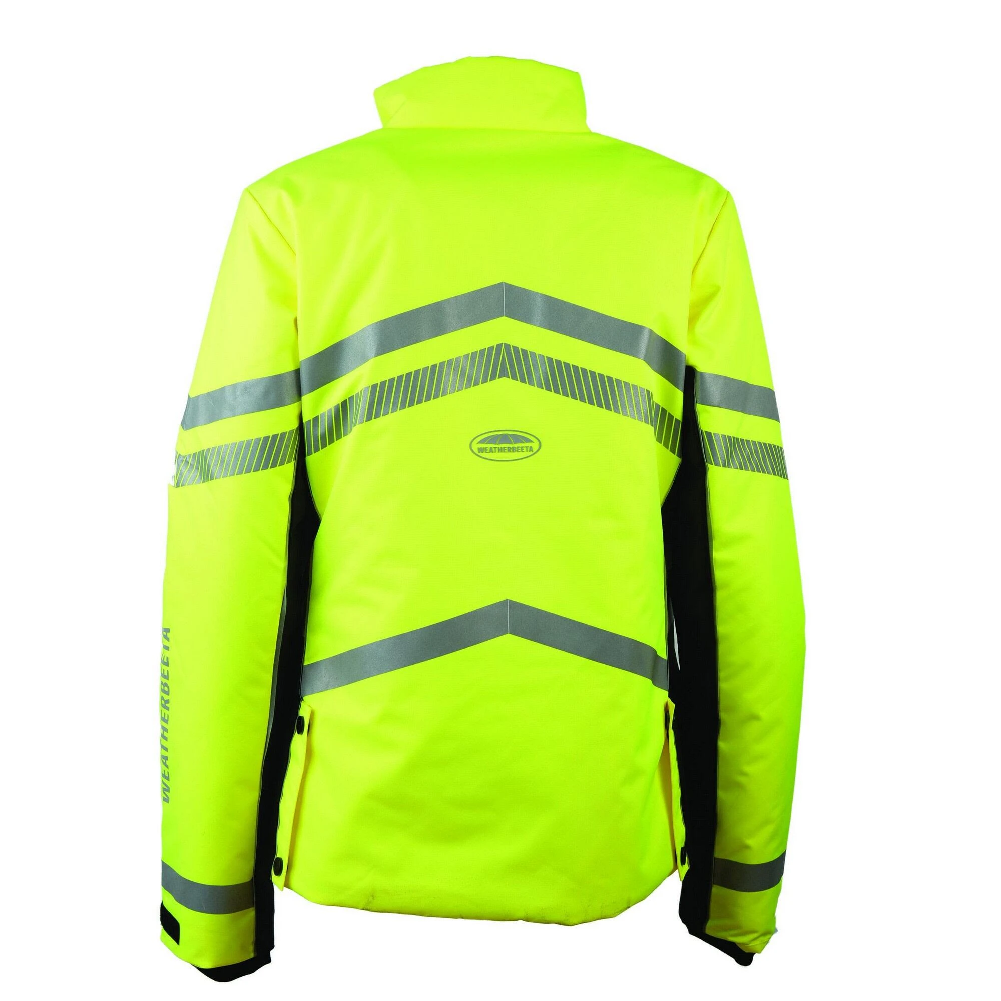 Weatherbeeta Unisex Adult Reflective Heavyweight Waterproof Jacket (Hi Vis Yellow) 4 Weatherbeeta Unisex Adult Reflective Heavyweight Waterproof Jacket (Hi Vis Yellow) - Image 2