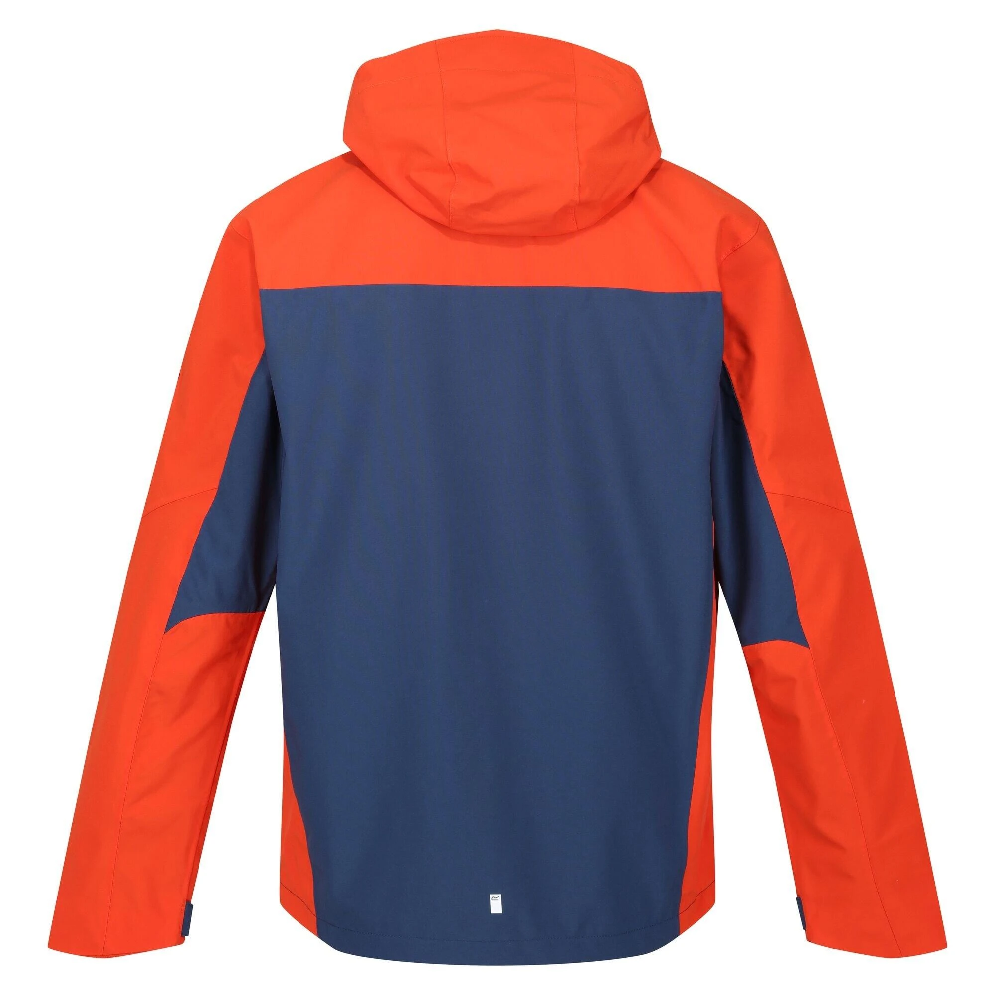 Regatta Mens Birchdale Waterproof Hooded Jacket (Fiery Red/Dynasty Blue) 7 Regatta Mens Birchdale Waterproof Hooded Jacket (Fiery Red/Dynasty Blue) - Image 5