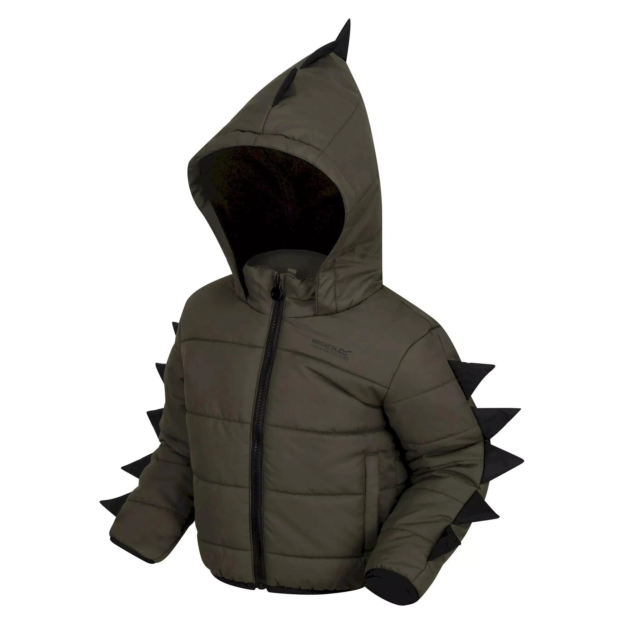 Regatta Childrens/Kids Dinosaur Padded Jacket (Grape Leaf) 5 Regatta Childrens/Kids Dinosaur Padded Jacket (Grape Leaf) - Image 3