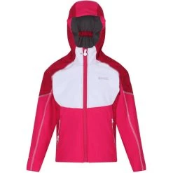 Regatta Childrens/Kids Acidity IV Reflective Hooded Softshell Jacket (Duchess