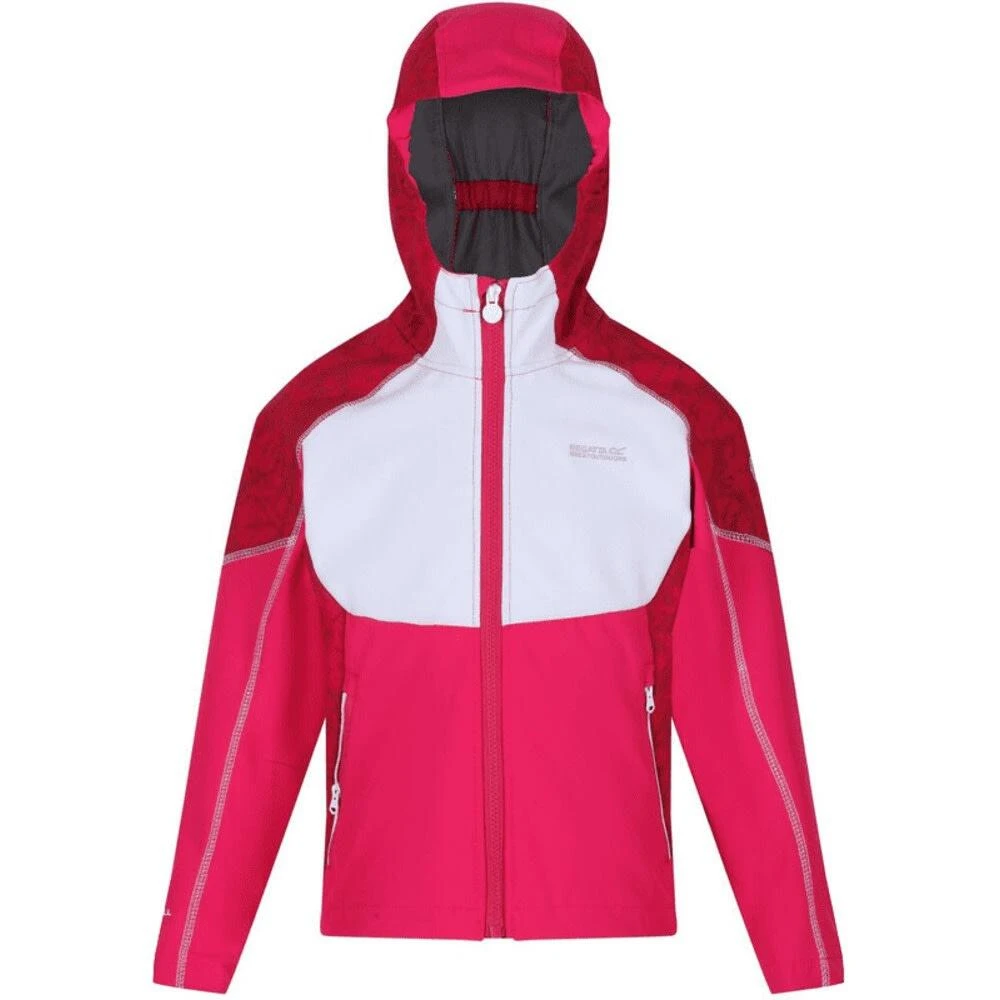 Regatta Childrens/Kids Acidity IV Reflective Hooded Softshell Jacket (Duchess 3 Regatta Childrens/Kids Acidity IV Reflective Hooded Softshell Jacket (Duchess