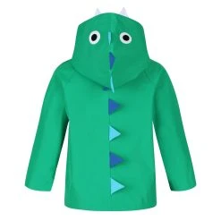 Regatta Childrens/Kids Dinosaur Waterproof Jacket (Green) -jacket shop k46caf85f0202375366eb68bdf87483a0