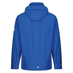 Regatta Great Outdoors Mens Outdoor Classic Matt Hooded Waterproof Jacket (Pacific -jacket shop k4715ed5cef0b87336206f2b261d195cb