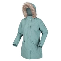 Regatta Womens/Ladies Serleena II Waterproof Insulated Jacket (Gulfstream) -jacket shop k49e38326ec19b17aef7595aaf7256995