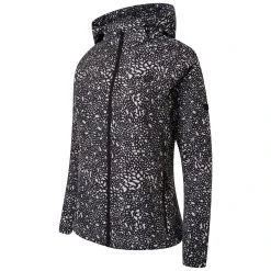 Dare 2b Womens/Ladies Far Out Dotted Soft Shell Jacket (Black/White) -jacket shop k49f74ecf83eb7cb705f66094b9a04142