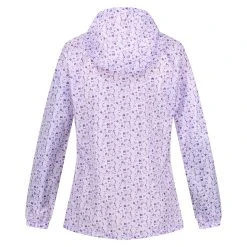 Regatta Womens/Ladies Pack It Ditsy Print Waterproof Jacket (Papaya) -jacket shop k4cd2b93f77e9944db45eabea3705ef3e