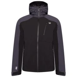 Dare 2b Mens Diluent III Waterproof Jacket (Black/Ebony)