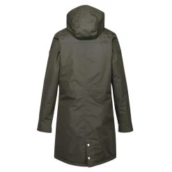 Regatta Womens/Ladies Rimona Hooded Waterproof Jacket (Black) -jacket shop k4f0121063ba647f96084392c94664b3d