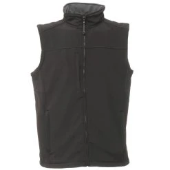 Regatta Mens Flux Softshell Bodywarmer / Sleeveless Jacket (Water Repellent & Wind
