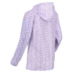 Regatta Womens/Ladies Pack It Ditsy Print Waterproof Jacket (Papaya) -jacket shop k5501f6cb5f508cbf064507dcffdd351a