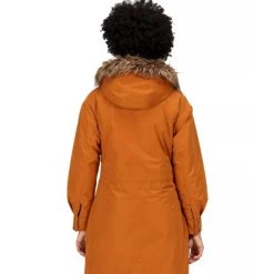 Regatta Womens/Ladies Shiloh Faux Fur Trim Parka (Black) -jacket shop k553805f1f019a6f08c04a2492b381934