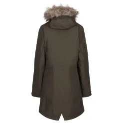 Regatta Womens/Ladies Serleena Fur Trimmed Waterproof Parka Jacket (Black) -jacket shop k593dc3981d484deb33f5919e9d2d2ba2