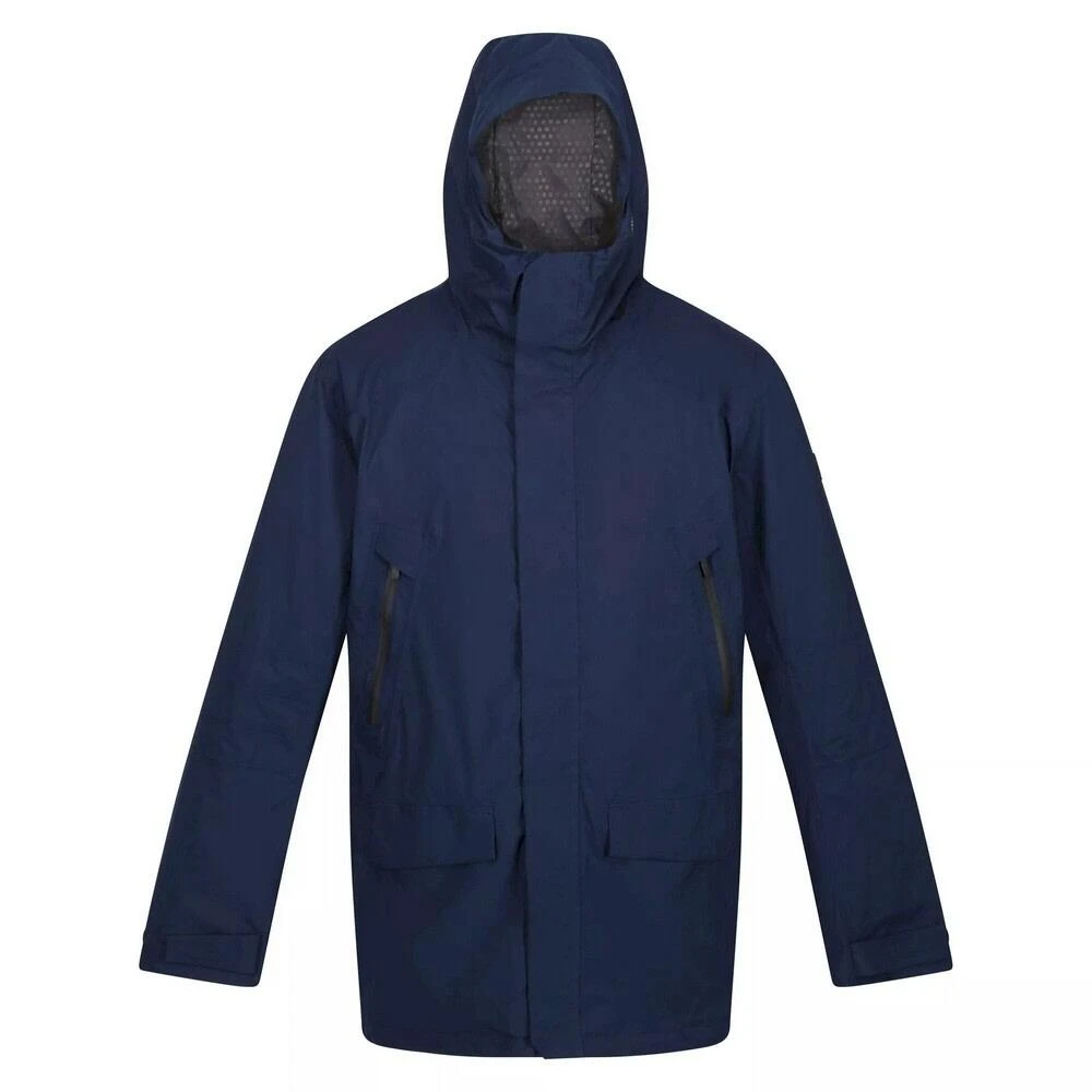 Regatta Mens Rulford Waterproof Jacket (Black) 6 Regatta Mens Rulford Waterproof Jacket (Black) - Image 4