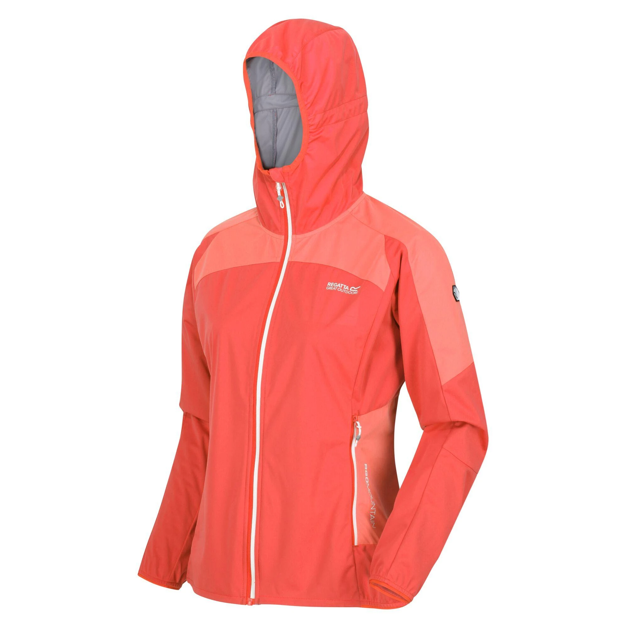 Regatta Womens/Ladies Tarvos IV Softshell Jacket (Neon Peach/Fusion Coral) 6 Regatta Womens/Ladies Tarvos IV Softshell Jacket (Neon Peach/Fusion Coral) - Image 4