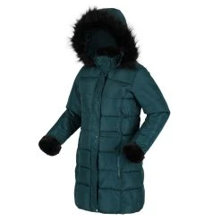 Regatta Womens/Ladies Della Insulated Parka (Evergreen) 10 Regatta Womens/Ladies Della Insulated Parka (Evergreen) -jacket shop k6324d0e261f6f6f0515bc45ce7e4e743