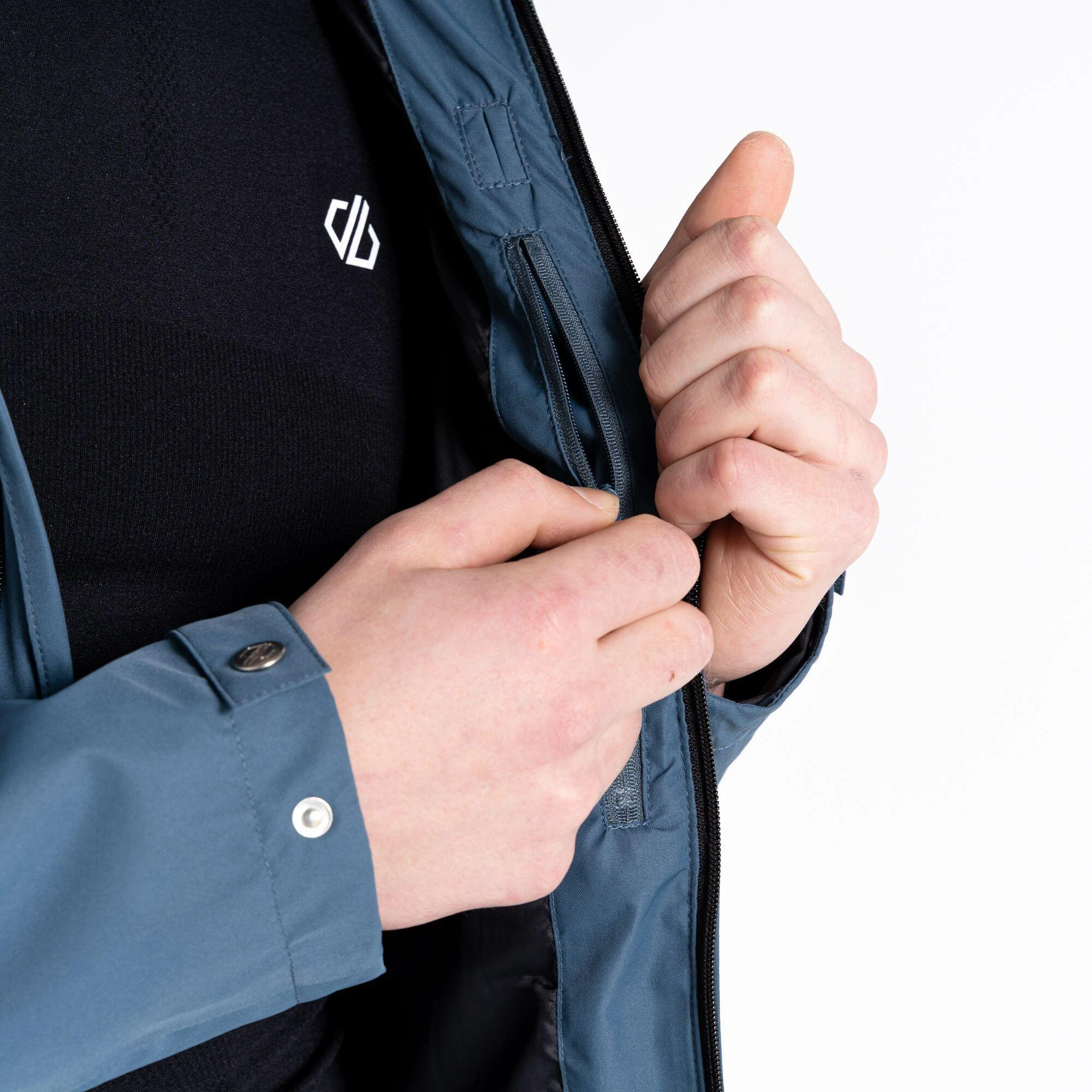 Dare 2b Mens Stay Ready Recycled Waterproof Jacket (Orion Grey) 6 Dare 2b Mens Stay Ready Recycled Waterproof Jacket (Orion Grey) - Image 4