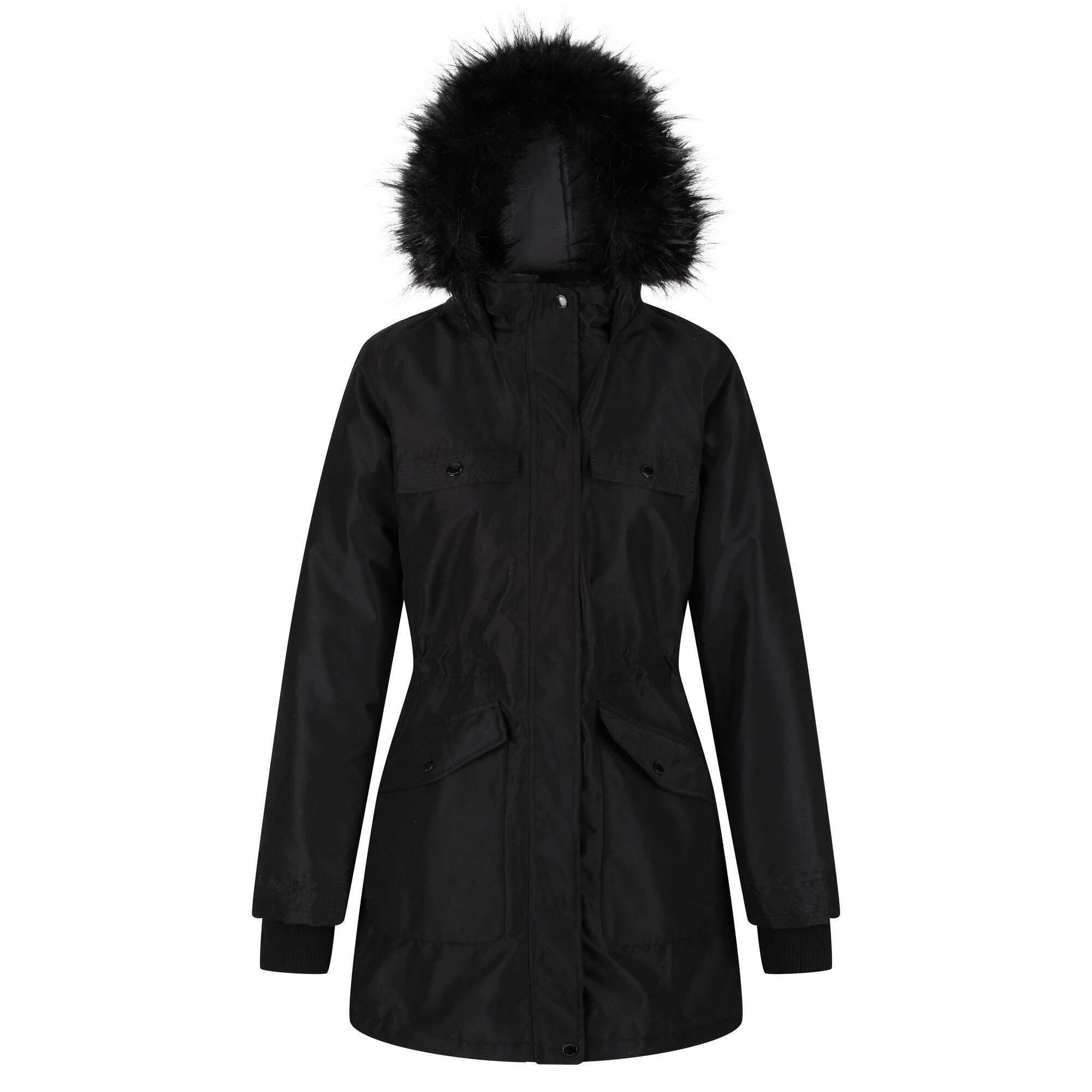 Regatta Womens/Ladies Samiyah Insulated Parka (Black) 3 Regatta Womens/Ladies Samiyah Insulated Parka (Black)