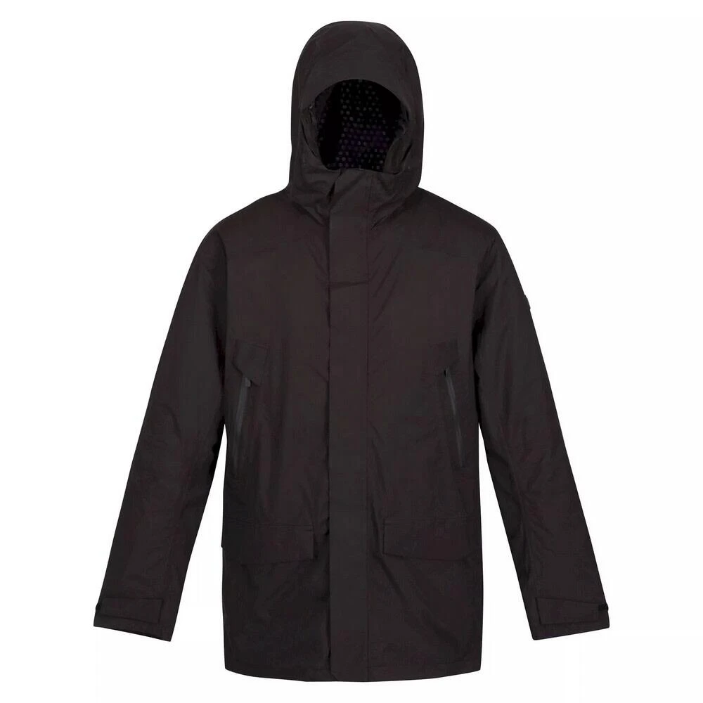 Regatta Mens Rulford Waterproof Jacket (Black) 3 Regatta Mens Rulford Waterproof Jacket (Black)