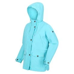 Regatta Womens/Ladies Nahla Waterproof Jacket (Green Fields) -jacket shop k67b3a0d29c1f2092c0e9a61d1d1d4222
