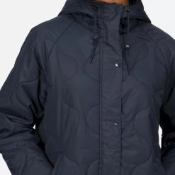 Regatta Womens/Ladies Jovie Quilted Insulated Parka (Navy) -jacket shop k6950c5164c4e5ebcd256d8dc27a34601