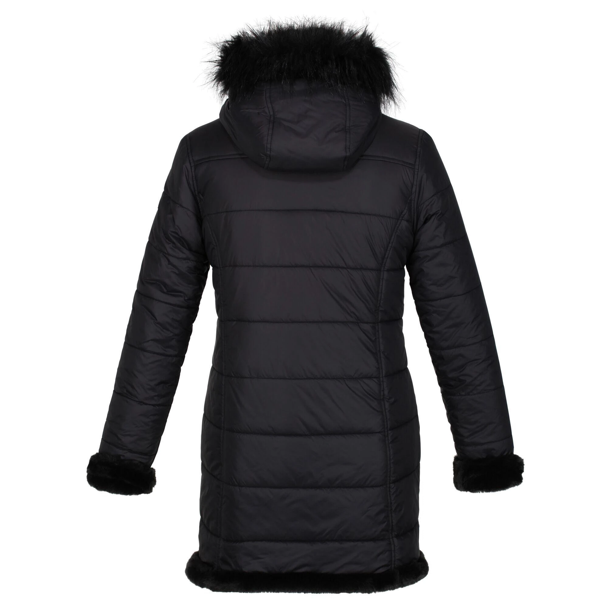 Regatta Womens/Ladies Charlize Insulated Parka (Black) 5 Regatta Womens/Ladies Charlize Insulated Parka (Black) - Image 3