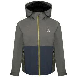 Dare 2b Childrens/Kids In The Lead III Recycled Waterproof Jacket (Black) -jacket shop k6b1464a3b9b18205c6ae3c3b12c66961