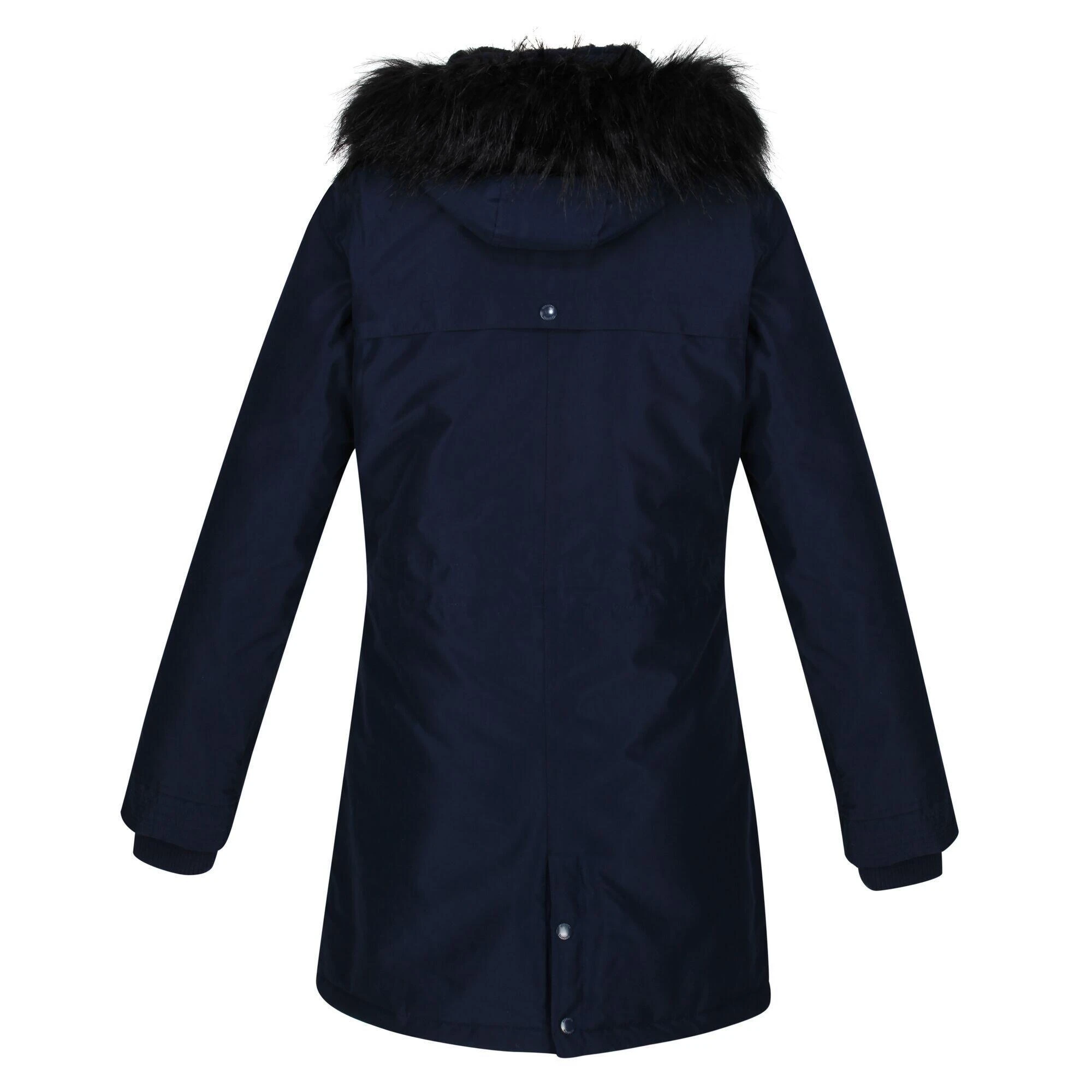 Regatta Womens/Ladies Samiyah Insulated Parka (Black) 10 Regatta Womens/Ladies Samiyah Insulated Parka (Black) - Image 8