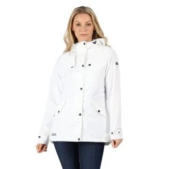 Regatta Womens/Ladies Bertille Waterproof Jacket (White) -jacket shop k6c0f91c5152873ab4d37f10e4cfb1784