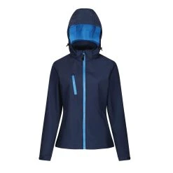 Regatta Womens/Ladies Venturer 3 Layer Membrane Soft Shell Jacket (French Blue/Navy) 33 Regatta Womens/Ladies Venturer 3 Layer Membrane Soft Shell Jacket (French Blue/Navy) -jacket shop k6d83caf798b1365b8b7069cbd4efde41