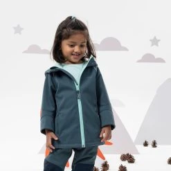 Quechua Kids’ Softshell Hiking Jacket MH550 2-6 Years -jacket shop k6d8a4c0897dcacc54f9fb0b20c5f99cb