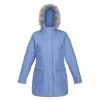 Regatta Womens/Ladies Sabinka Faux Fur Trim Parka (Slate Blue) -jacket shop k6e24a5c1fdbcfd93e3f49451e88c270b