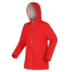 Regatta Womens/Ladies Bergonia II Hooded Waterproof Jacket (Molten Red) 38 Regatta Womens/Ladies Bergonia II Hooded Waterproof Jacket (Molten Red) -jacket shop k6e4cb290c6b581a4da223b7c3fff85a6
