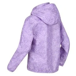 Regatta Girls Catkin Animal Print Waterproof Jacket (Pastel/Lilac) 10 Regatta Girls Catkin Animal Print Waterproof Jacket (Pastel/Lilac) -jacket shop k6e9ca4fec05c32e93936d0b74f1cb70a