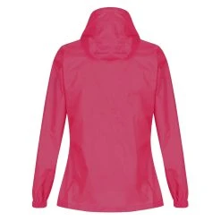 Regatta Womens/Ladies Pk It Jkt III Waterproof Hooded Jacket (Dark Cerise) -jacket shop k6f602c349e83b05a8b96c0a4e2bbb189