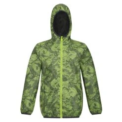 Regatta Kids' Printed Lever Packaway Waterproof Jacket -jacket shop k6f9443e005fb25f046a2a1bcb6e1d711