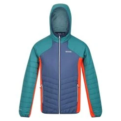 Regatta Mens Trutton Hooded Soft Shell Jacket (Bright Kiwi/Black) -jacket shop k7141476984692ebea73543a41bb9609c