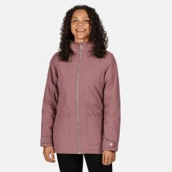 Regatta Womens/Ladies Bergonia II Hooded Waterproof Jacket (Molten Red) 59 Regatta Womens/Ladies Bergonia II Hooded Waterproof Jacket (Molten Red) -jacket shop k76b77b7abe28b9107bf7a647b424624d