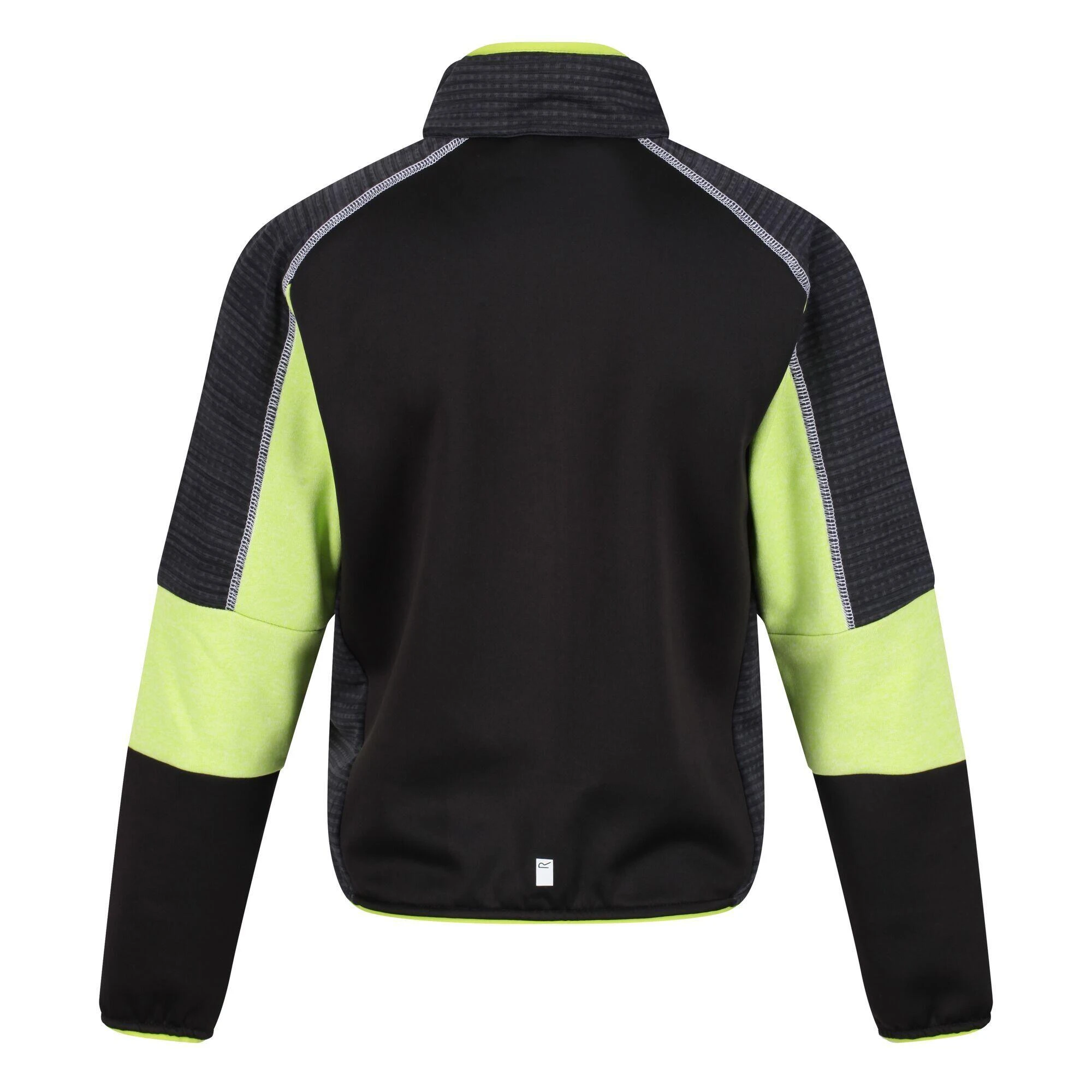 Regatta Childrens/Kids Oberon V Soft Shell Jacket (Bright Kiwi/Black) 4 Regatta Childrens/Kids Oberon V Soft Shell Jacket (Bright Kiwi/Black) - Image 2