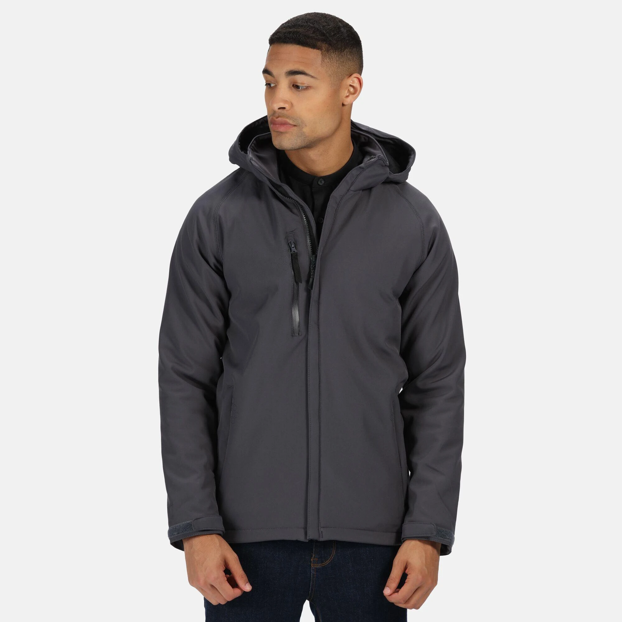 Regatta Mens Repeller XPro Softshell Jacket (Black) 15 Regatta Mens Repeller XPro Softshell Jacket (Black) - Image 13